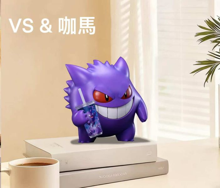 【預購】VS×咖馬模玩 奶茶耿鬼 寶可夢 心蹤,shinzou,GK,雕像,公仔,玩具,模型,一番賞,GK模型,GK雕像