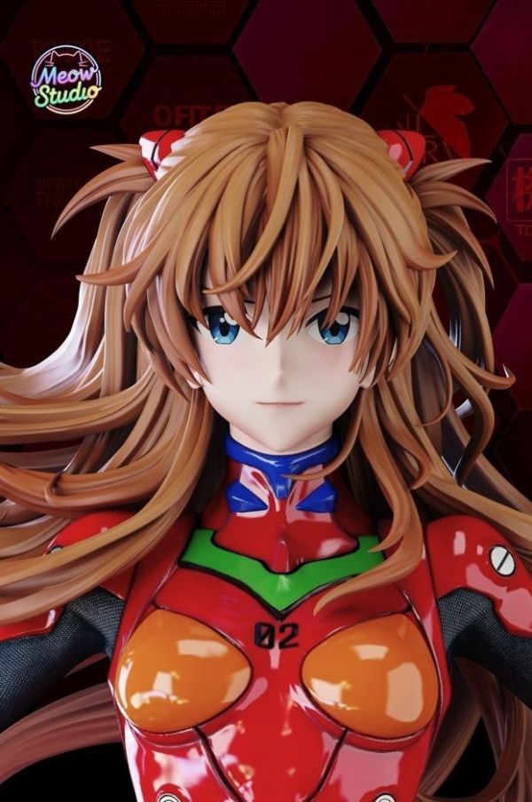 【預購】Meow 明日香 首次登場 戰鬥服 EVA新世紀福音戰士 1/4 心蹤,shinzou,GK,雕像,公仔,玩具,模型,一番賞,GK模型,GK雕像