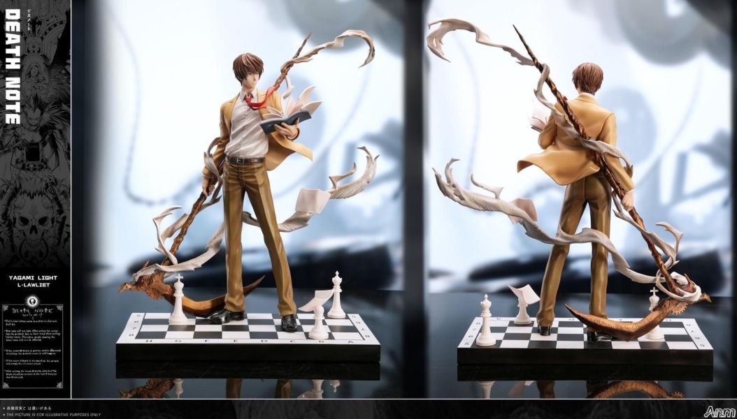 【預購】Anm 夜神月 L 死亡筆記本 心蹤,shinzou,GK,雕像,公仔,玩具,模型,一番賞,GK模型,GK雕像