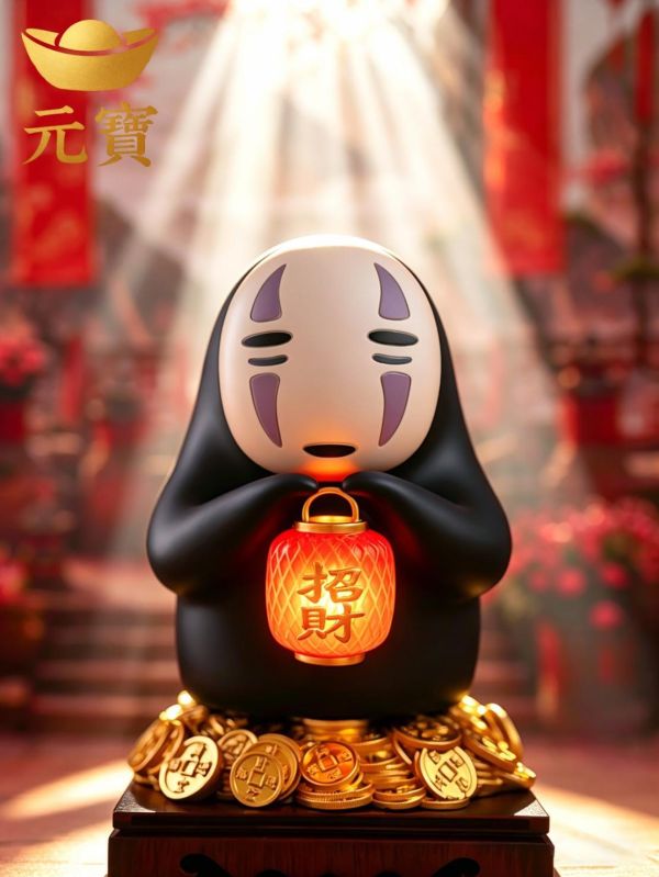 【預購】元寶 招財無臉男 神隱少女 宮崎駿 心蹤,shinzou,GK,雕像,公仔,玩具,模型,一番賞,GK模型,GK雕像