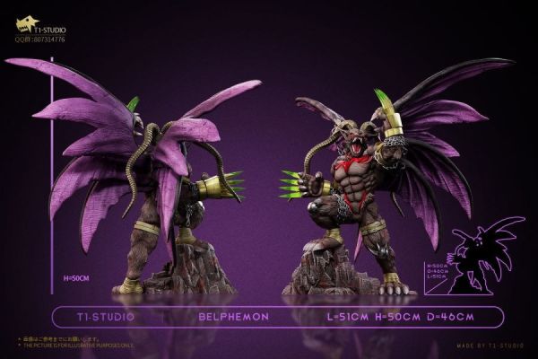 【預購】T1 貝爾菲獸:憤怒形態 數碼寶貝 心蹤,shinzou,GK,雕像,公仔,玩具,模型,一番賞,GK模型,GK雕像