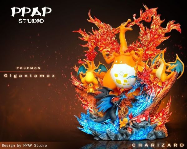 【預購】PPAP CJJ噴火龍 雙配色 極巨化系列 寶可夢 神奇寶貝 心蹤,shinzou,GK,雕像,公仔,玩具,模型,一番賞,GK模型,GK雕像