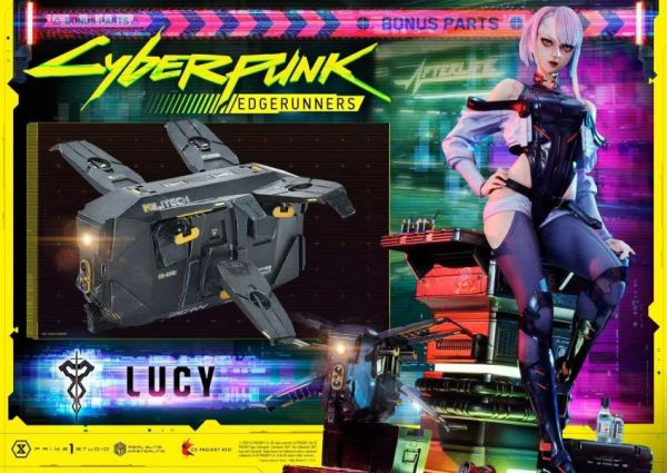 【預購】正版授權 P1S Prime 1 Studio Lucy 露西 電馭叛客:邊緣行者 心蹤,shinzou,GK,雕像,公仔,玩具,模型,一番賞,GK模型,GK雕像