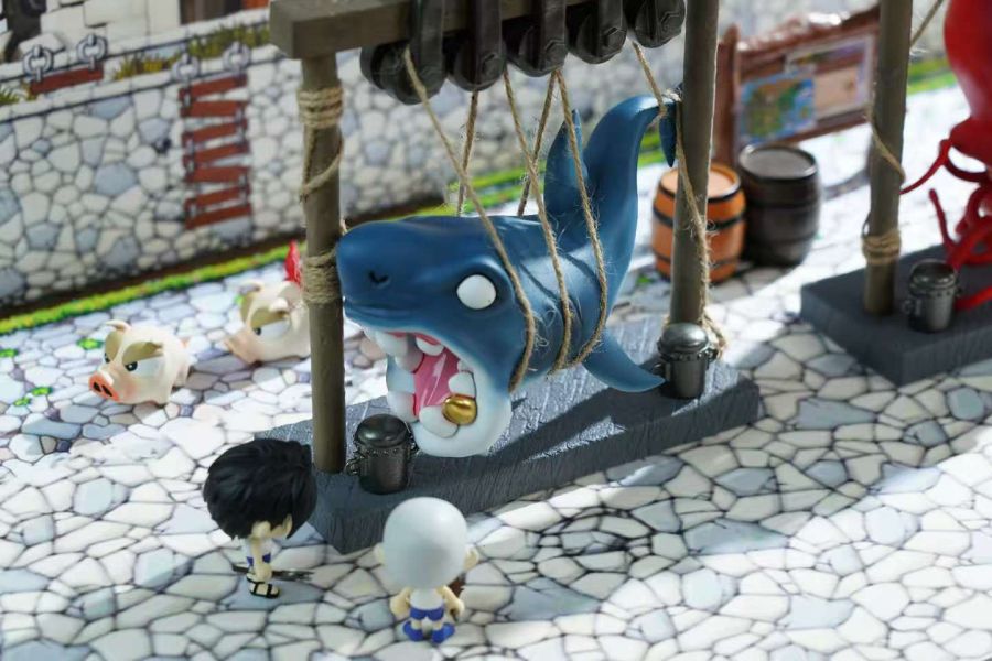 【預購】YMG 維多利亞港鯊魚章魚架子 楓之谷 心蹤,shinzou,GK,雕像,公仔,玩具,模型,一番賞,GK模型,GK雕像