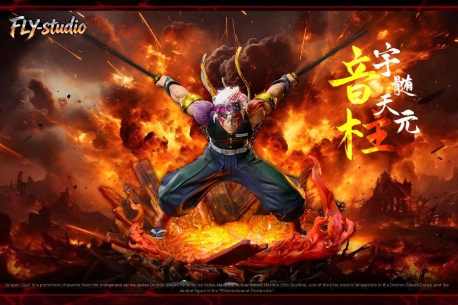 【預購】FLY 宇髓天元 音柱 鬼滅之刃 心蹤,shinzou,GK,雕像,公仔,玩具,模型,一番賞,GK模型,GK雕像