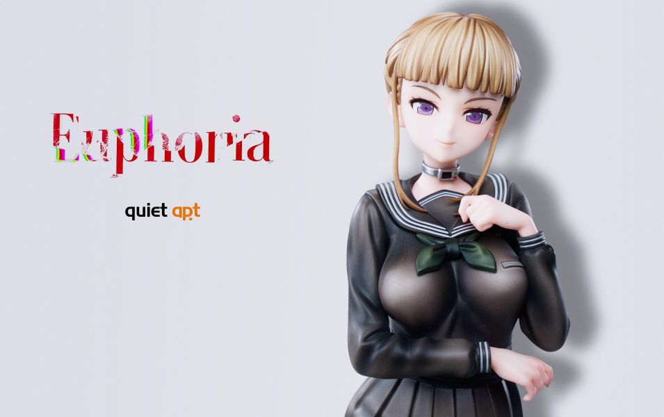 【預購】QuietArt 真中合歡 Euphoria 心蹤,shinzou,GK,雕像,公仔,玩具,模型,一番賞,GK模型,GK雕像