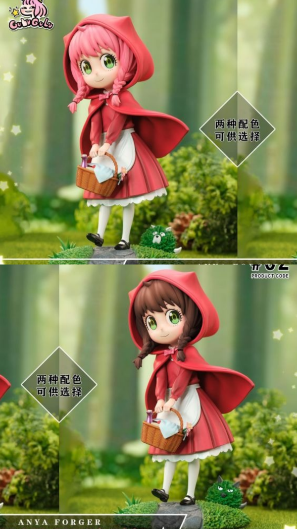 【預購】GULUGULU 咕嚕咕嚕 小紅帽安妮亞 間諜家家酒 心蹤,shinzou,GK,雕像,公仔,玩具,模型,一番賞,GK模型,GK雕像