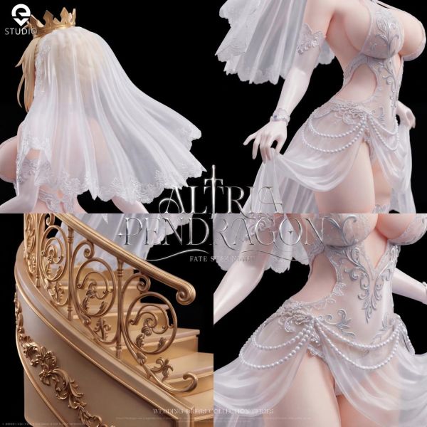【預購】eve 花嫁Saber Fate 心蹤,shinzou,GK,雕像,公仔,玩具,模型,一番賞,GK模型,GK雕像