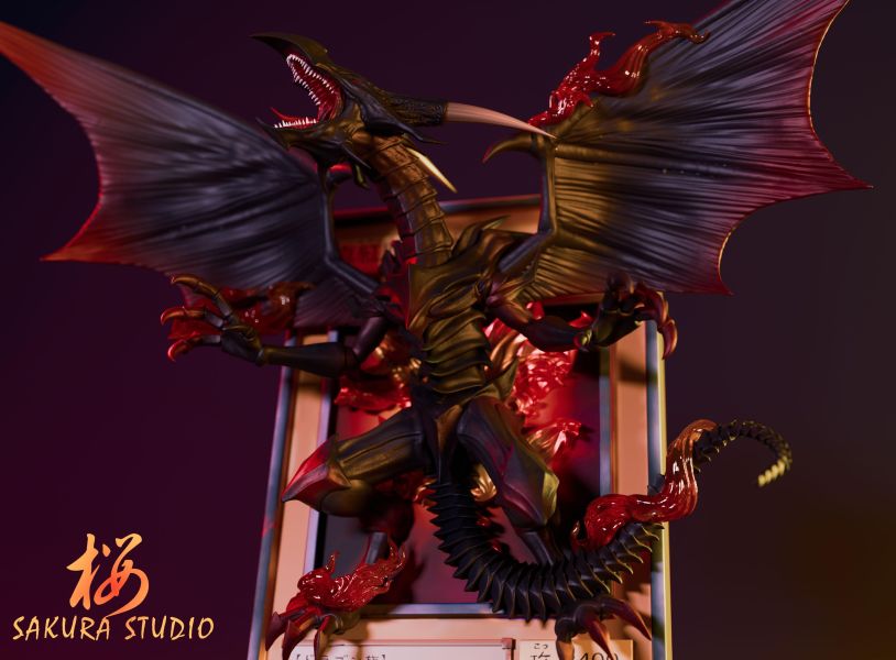 【預購】Sakura 畫框 真紅眼黑炎龍 遊戲王 心蹤,shinzou,GK,雕像,公仔,玩具,模型,一番賞,GK模型,GK雕像