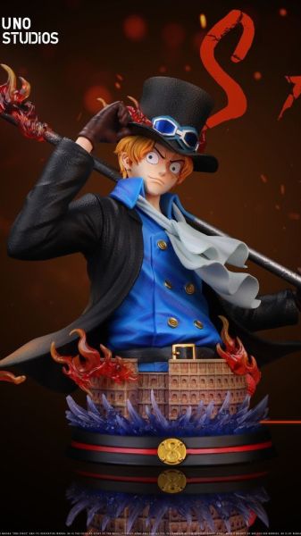 【預購】UNO 1/4薩波胸像 海賊王 心蹤,shinzou,GK,雕像,公仔,玩具,模型,一番賞,GK模型,GK雕像