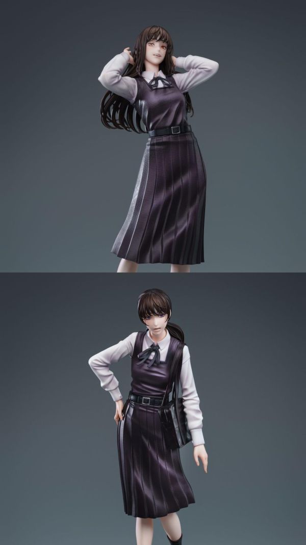 【預購】QuietArt 三鷹朝 三鷹夜 鏈鋸人 心蹤,shinzou,GK,雕像,公仔,玩具,模型,一番賞,GK模型,GK雕像