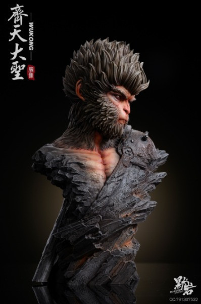 【預購】MORENO 默岩 齊天大聖孫悟空胸像 雙比例 西遊記 心蹤,shinzou,GK,雕像,公仔,玩具,模型,一番賞,GK模型,GK雕像