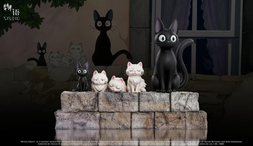 【預購】物語 吉吉的一家子 魔女宅急便 宮崎駿 心蹤,shinzou,GK,雕像,公仔,玩具,模型,一番賞,GK模型,GK雕像