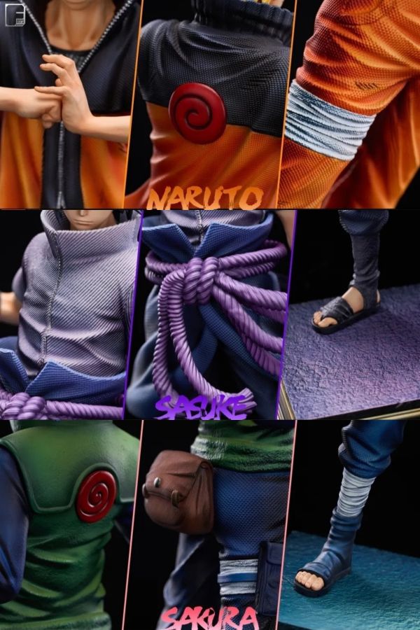 【預購】Dream Fly DF 忍界大戰 Team7 火影忍者 心蹤,shinzou,GK,雕像,公仔,玩具,模型,一番賞,GK模型,GK雕像