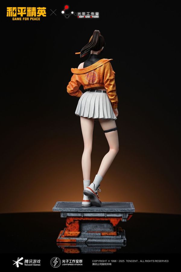 【預購】正版授權 光年 小白裙 吉莉 和平精英 心蹤,shinzou,GK,雕像,公仔,玩具,模型,一番賞,GK模型,GK雕像