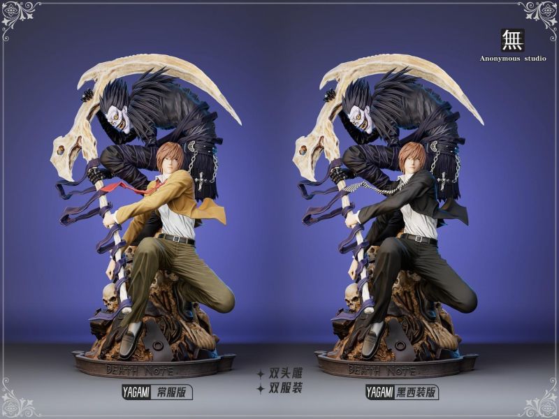 【預購】無名 Anonymous 夜神月 路克 死亡筆記本 心蹤,shinzou,GK,雕像,公仔,玩具,模型,一番賞,GK模型,GK雕像