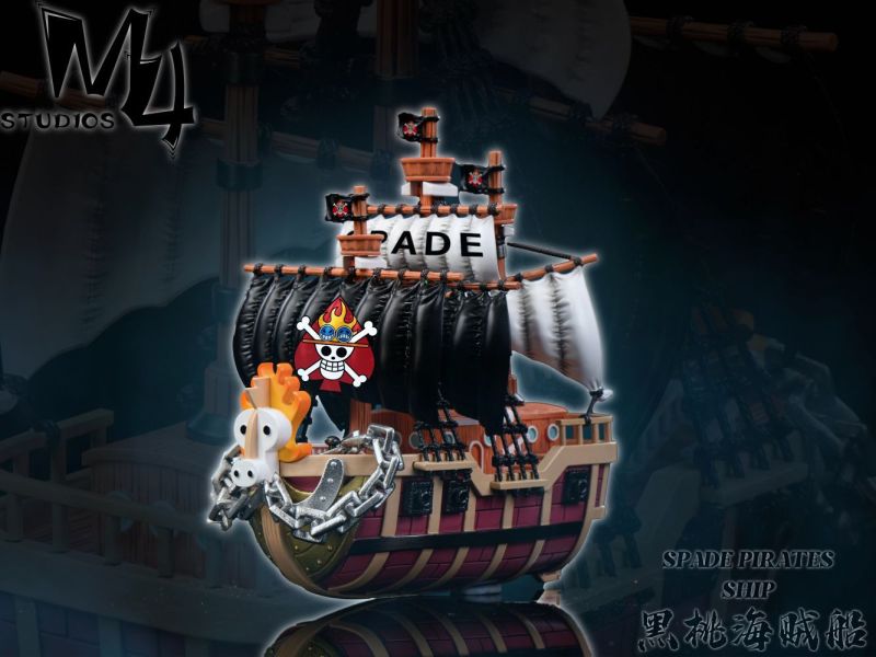 【預購】M4 艾斯船 黑桃海賊船 海賊王 心蹤,shinzou,GK,雕像,公仔,玩具,模型,一番賞,GK模型,GK雕像