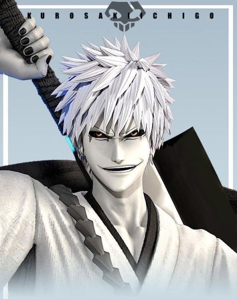 【預購】WoYo×Model Power 黑白一護 王見王 死神 心蹤,shinzou,GK,雕像,公仔,玩具,模型,一番賞,GK模型,GK雕像