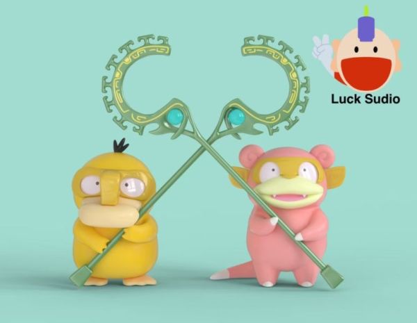 【預購】BBD 百寶袋×Luck 行運工坊 結界獸雙傻 寶可夢 心蹤,shinzou,GK,雕像,公仔,玩具,模型,一番賞,GK模型,GK雕像