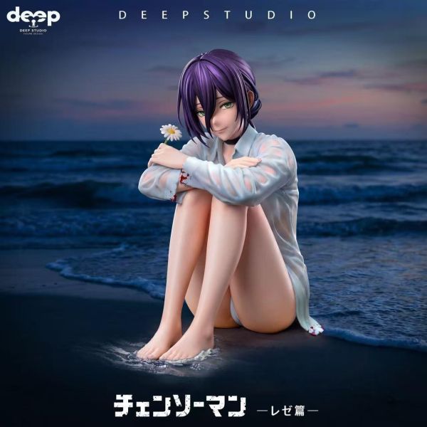 【預購】DEEP 深度 海邊溼身蕾塞 鏈鋸人 心蹤,shinzou,GK,雕像,公仔,玩具,模型,一番賞,GK模型,GK雕像