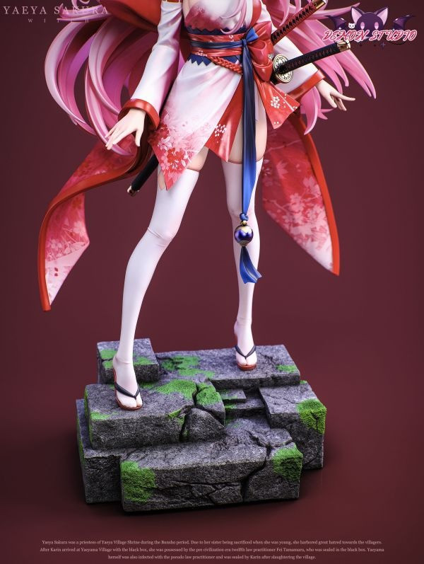 【預購】Demon 粉頭女巫 八重櫻 崩壞3 心蹤,shinzou,GK,雕像,公仔,玩具,模型,一番賞,GK模型,GK雕像