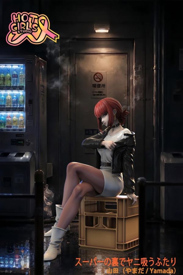 【預購】Hot Girls 山田小姐 躲在超市後門抽菸的兩人 心蹤,shinzou,GK,雕像,公仔,玩具,模型,一番賞,GK模型,GK雕像