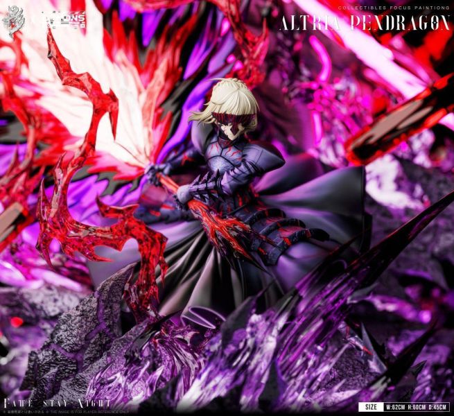 【預購】掠影×DEMONS 黑毛 saber Fate 心蹤,shinzou,GK,雕像,公仔,玩具,模型,一番賞,GK模型,GK雕像