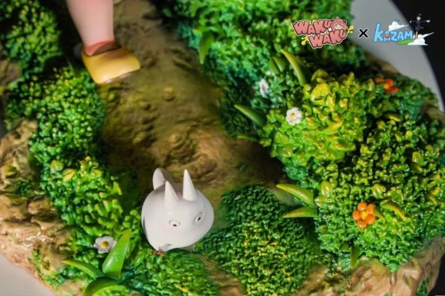 【預購】WakuWaku×風見 Kazami 小梅與白龍貓 宮崎駿 心蹤,shinzou,GK,雕像,公仔,玩具,模型,一番賞,GK模型,GK雕像