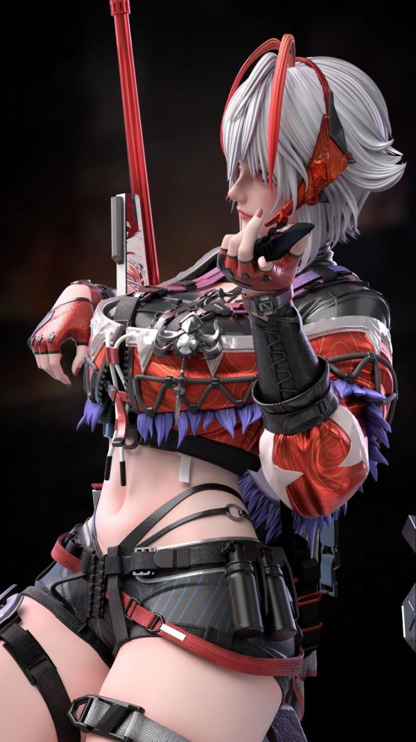 【預購】倒影×迷因 維什戴爾 駭爪 明日方舟 心蹤,shinzou,GK,雕像,公仔,玩具,模型,一番賞,GK模型,GK雕像