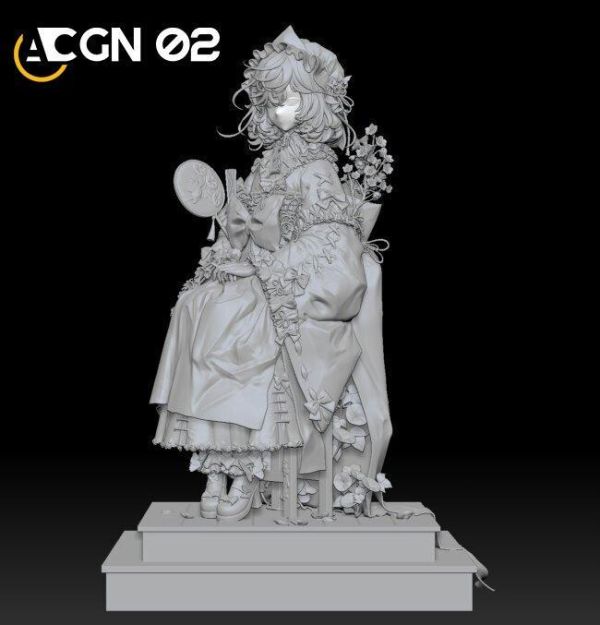 【預購】ACGN 02 夜汽車 西行寺幽幽子 東方Project 心蹤,shinzou,GK,雕像,公仔,玩具,模型,一番賞,GK模型,GK雕像