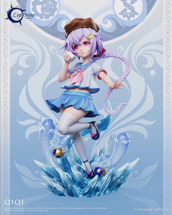 【預購】光芒 Lightning 殭屍女孩 七七 原神 心蹤,shinzou,GK,雕像,公仔,玩具,模型,一番賞,GK模型,GK雕像