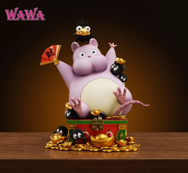 【預購】WAWA 招財坊寶寶 神隱少女 宮崎駿 心蹤,shinzou,GK,雕像,公仔,玩具,模型,一番賞,GK模型,GK雕像