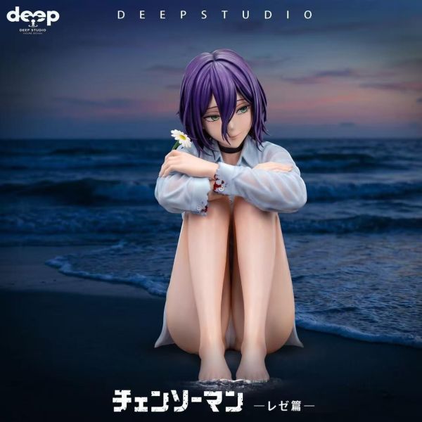【預購】DEEP 深度 海邊溼身蕾塞 鏈鋸人 心蹤,shinzou,GK,雕像,公仔,玩具,模型,一番賞,GK模型,GK雕像
