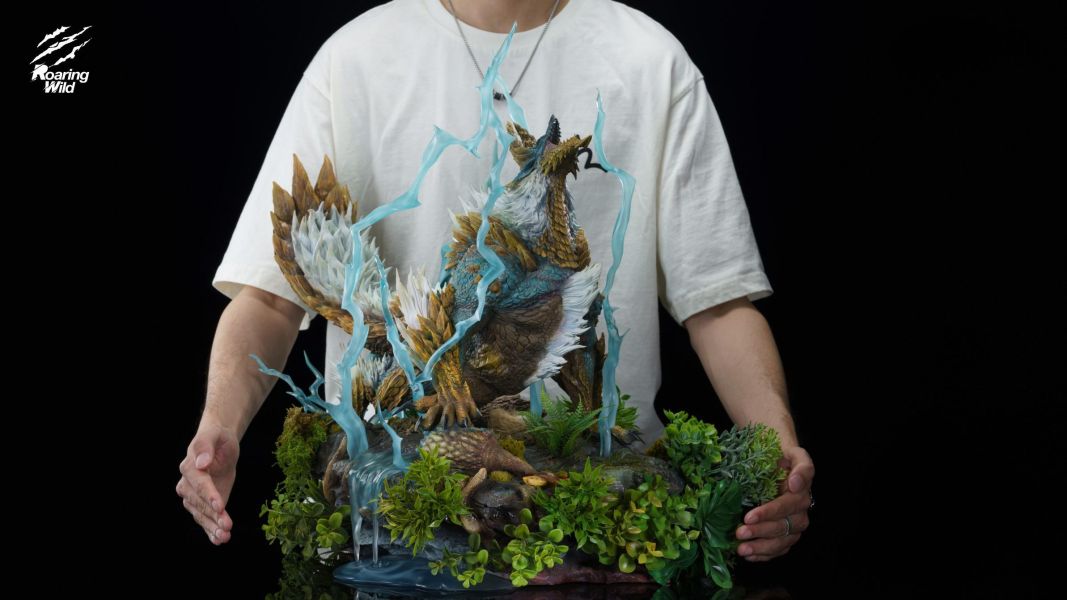 【預購】Roaring Wild 雷狼龍 魔物獵人 心蹤,shinzou,GK,雕像,公仔,玩具,模型,一番賞,GK模型,GK雕像