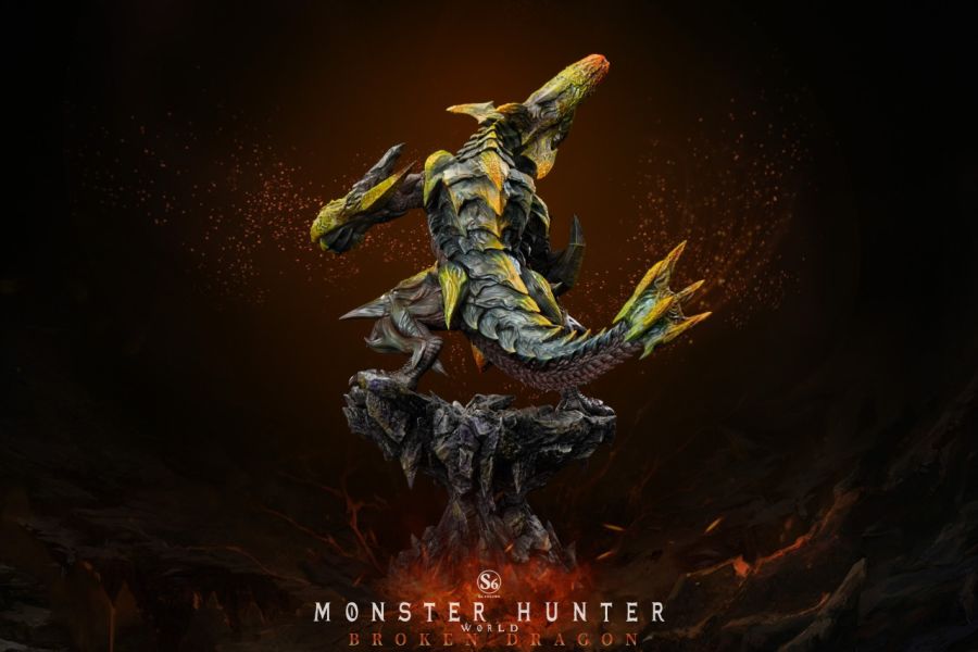 【預購】S6 猛爆碎龍 魔物獵人 心蹤,shinzou,GK,雕像,公仔,玩具,模型,一番賞,GK模型,GK雕像