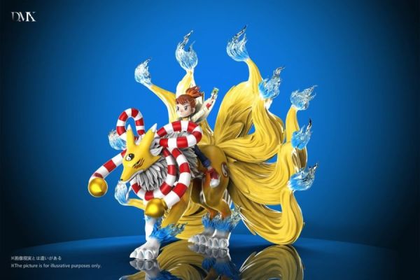 【預購】DMX 九尾狐 留姬 妖狐獸 數碼寶貝 心蹤,shinzou,GK,雕像,公仔,玩具,模型,一番賞,GK模型,GK雕像