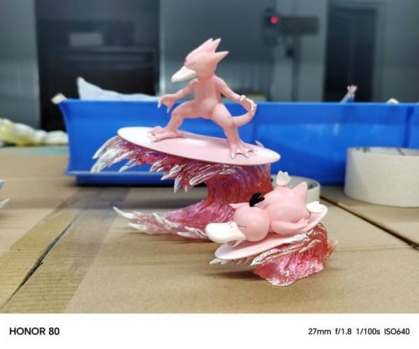 【預購】天冠工坊 可達鴨進化組 寶可夢 心蹤,shinzou,GK,雕像,公仔,玩具,模型,一番賞,GK模型,GK雕像
