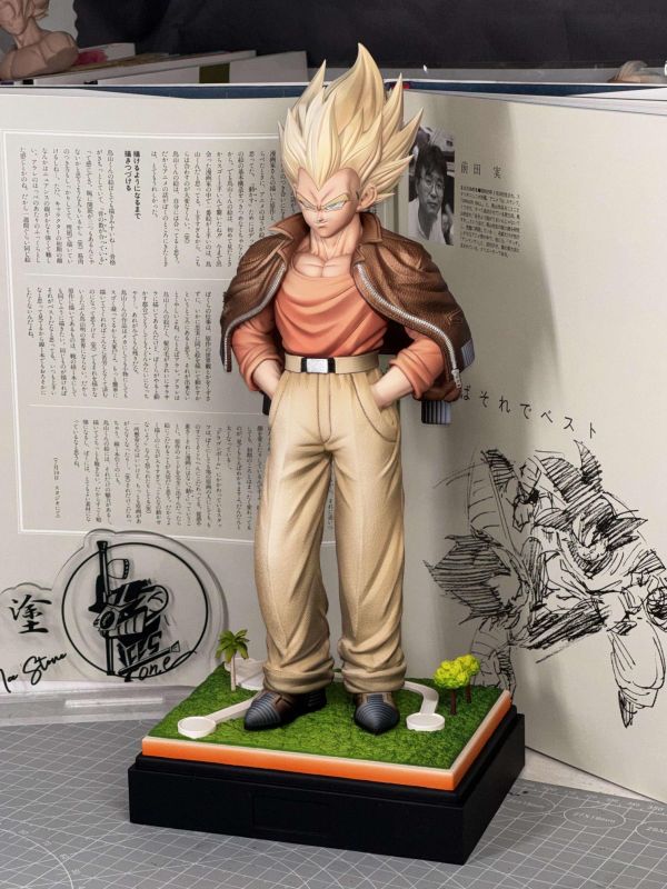 【預購】Wish 許願 這個老爸不太冷 休閒服貝吉塔 七龍珠 心蹤,shinzou,GK,雕像,公仔,玩具,模型,一番賞,GK模型,GK雕像