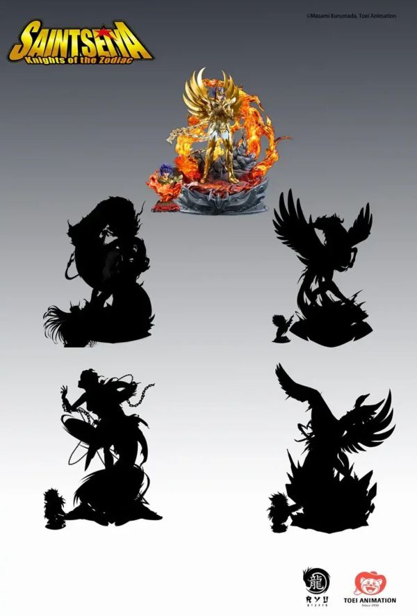 【預購】正版授權 RYU 鳳凰座一輝 聖鬥士星矢 心蹤,shinzou,GK,雕像,公仔,玩具,模型,一番賞,GK模型,GK雕像