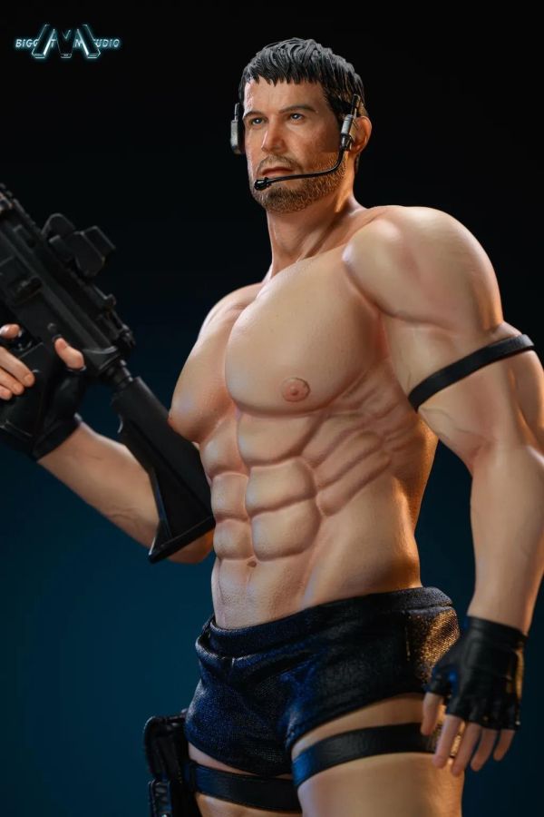 【預購】Biggest Man BM 克里斯·雷德菲爾 生化危機 惡靈古堡 心蹤,shinzou,GK,雕像,公仔,玩具,模型,一番賞,GK模型,GK雕像
