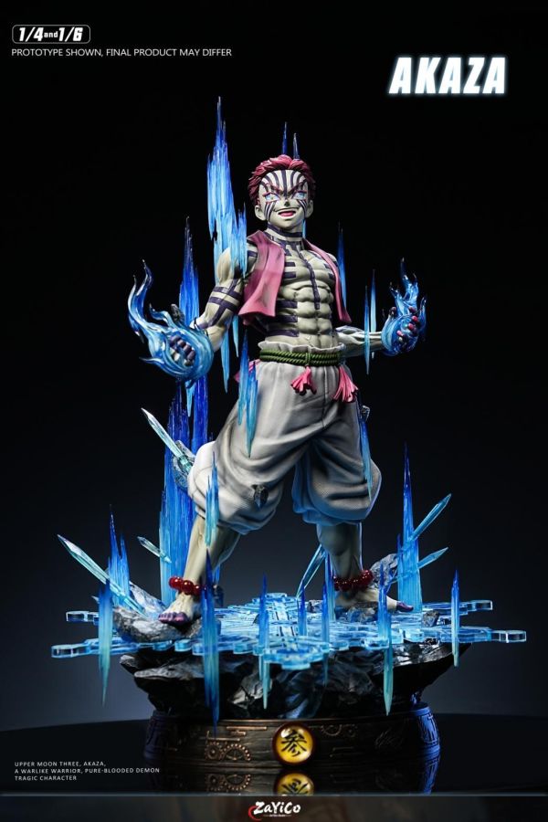 【預購】Zayico 上弦三 猗窩座 站立版 鬼滅之刃 心蹤,shinzou,GK,雕像,公仔,玩具,模型,一番賞,GK模型,GK雕像
