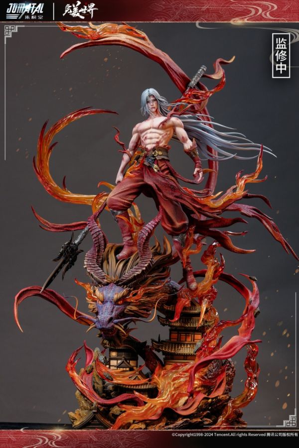【預購】正版授權 集模堂 jomatal 紅衣石昊 完美世界 心蹤,shinzou,GK,雕像,公仔,玩具,模型,一番賞,GK模型,GK雕像