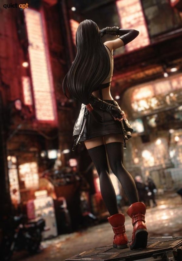 【預購】QuietArt 蒂法·洛克哈特 最終幻想 心蹤,shinzou,GK,雕像,公仔,玩具,模型,一番賞,GK模型,GK雕像