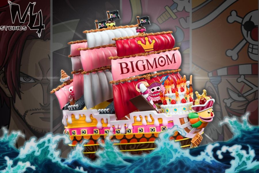 【預購】M4 大媽海賊船 女王媽媽聖歌號 海賊王 心蹤,shinzou,GK,雕像,公仔,玩具,模型,一番賞,GK模型,GK雕像