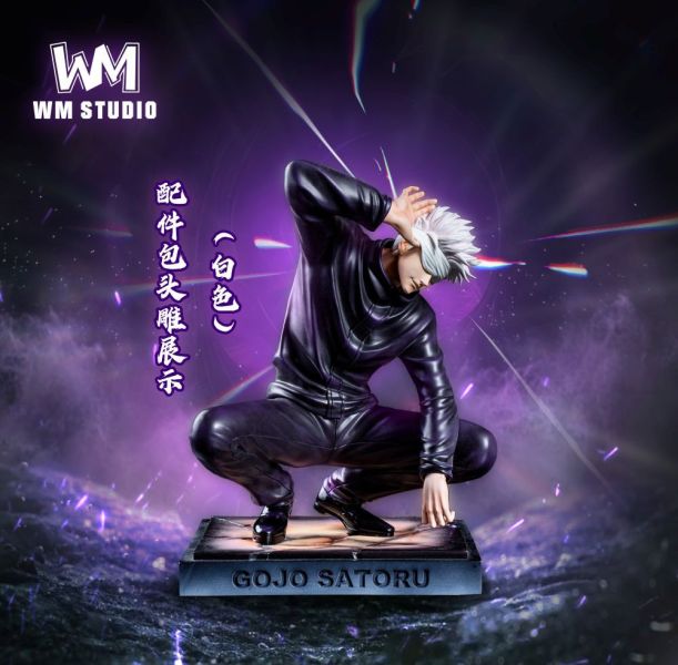 【預購】WM 蹲姿五條悟 咒術迴戰 心蹤,shinzou,GK,雕像,公仔,玩具,模型,一番賞,GK模型,GK雕像