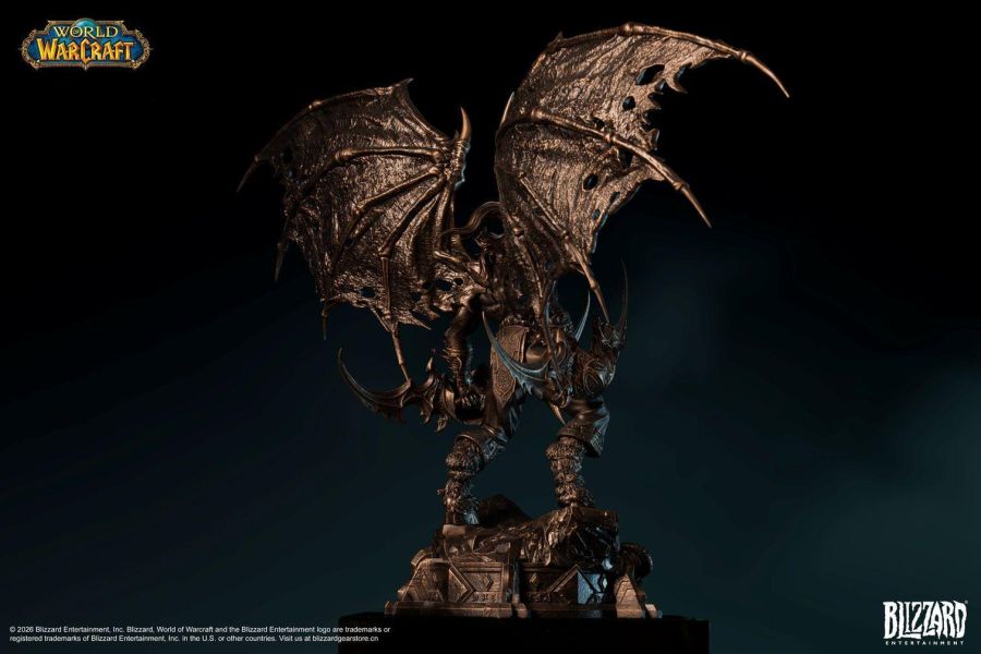 【預購】正版授權 HEX Collectibles 伊利丹·怒風 銅色 魔獸世界 心蹤,shinzou,GK,雕像,公仔,玩具,模型,一番賞,GK模型,GK雕像