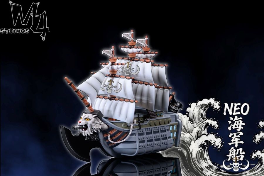 【預購】M4 澤法海軍船 NEO海軍船 海賊王 心蹤,shinzou,GK,雕像,公仔,玩具,模型,一番賞,GK模型,GK雕像