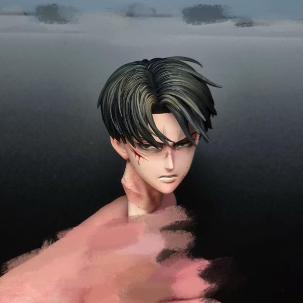 【預購】緋紅 回眸兵長 進擊的巨人 心蹤,shinzou,GK,雕像,公仔,玩具,模型,一番賞,GK模型,GK雕像