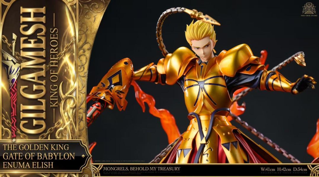 【預購】聖盃 HG 金閃閃 吉爾伽美什 Fate 心蹤,shinzou,GK,雕像,公仔,玩具,模型,一番賞,GK模型,GK雕像