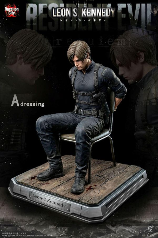 【預購】Raccoon City×Super Hero 里昂 惡靈古堡 心蹤,shinzou,GK,雕像,公仔,玩具,模型,一番賞,GK模型,GK雕像